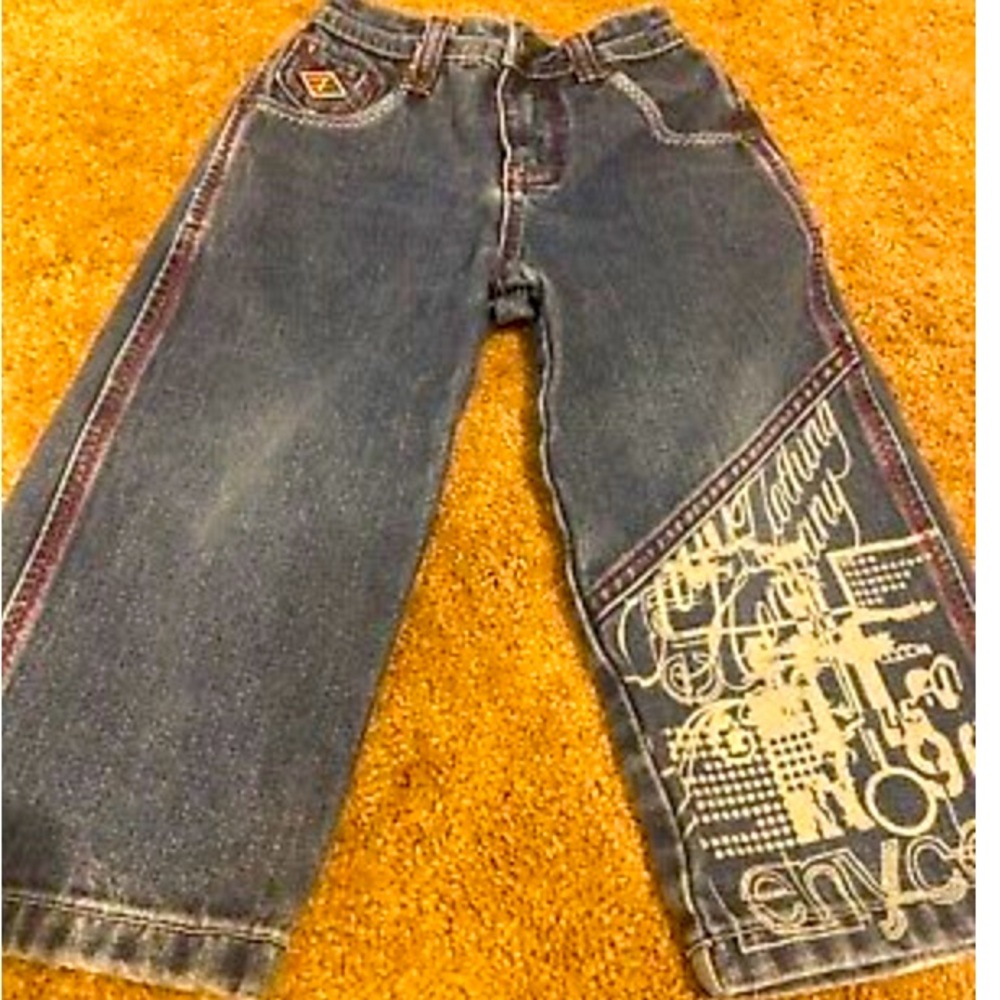 ENYCE boys denim graphic jeans 2 2T